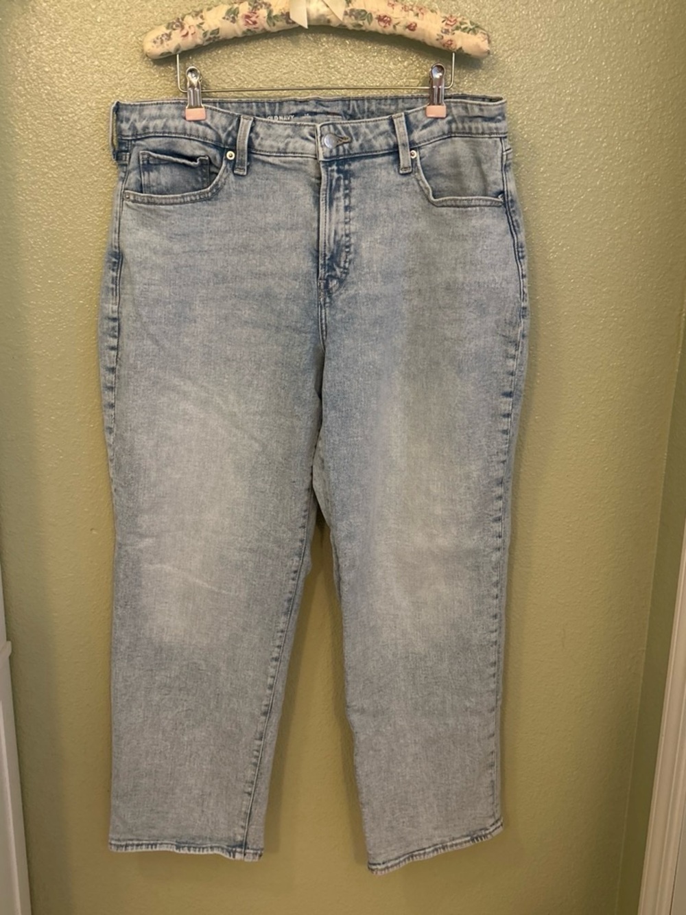 Old Navy Curvy Petite OG Loose High Rise Straight Leg Jeans